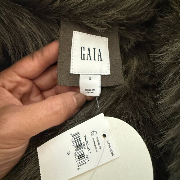 Gap × Cult Gaia Vegan Suede Wrap Coat - Brand New With Tags - Picture 3 of 9